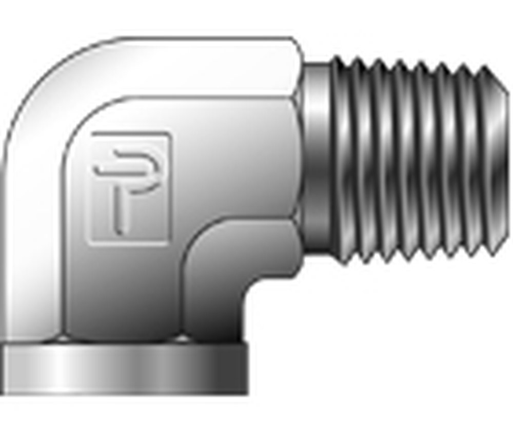 4-6 SE-B 1/4 PARKER PIPE BRASS STREET ELBOW