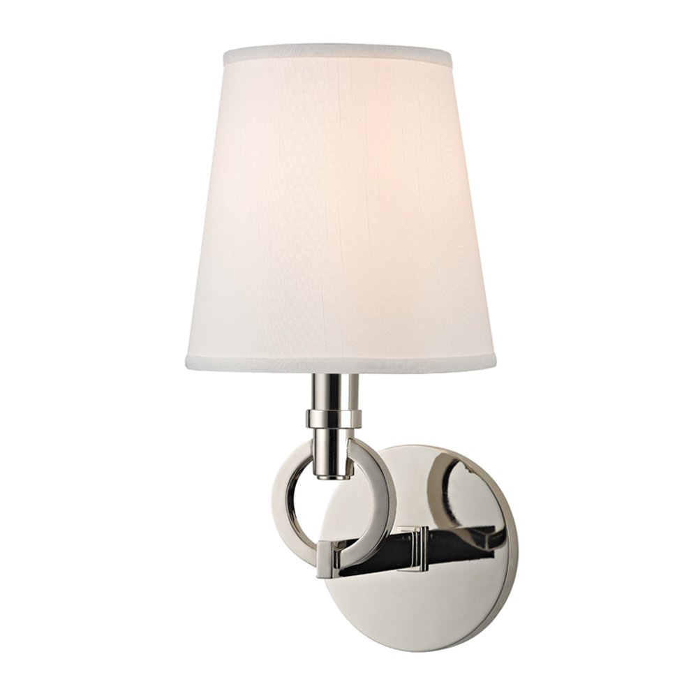 611-PN HUDSON 1 LIGHT WALL SCONCE PN