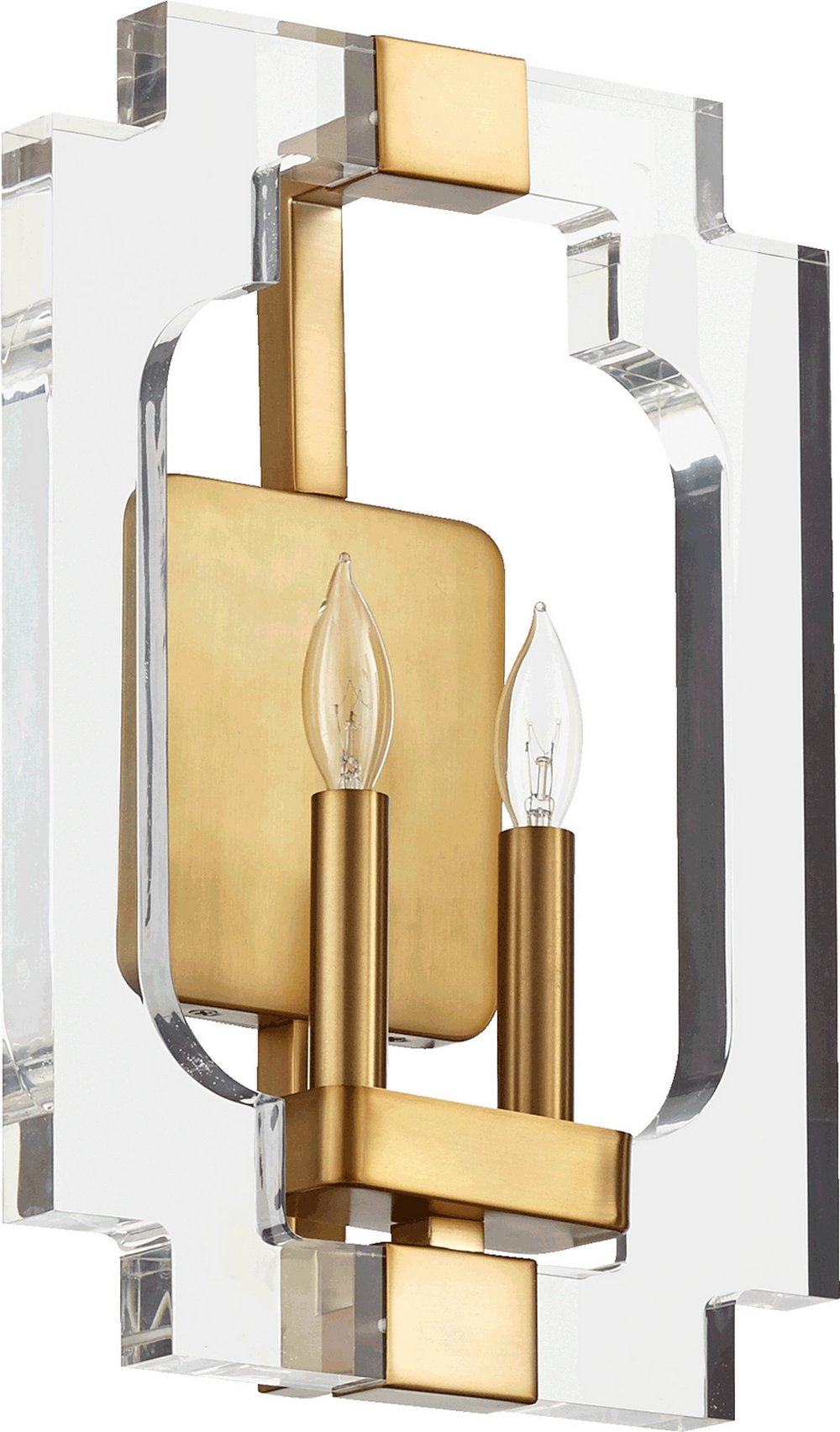 555-2-80 QUORUM BROADWAY 2LT SCONCE