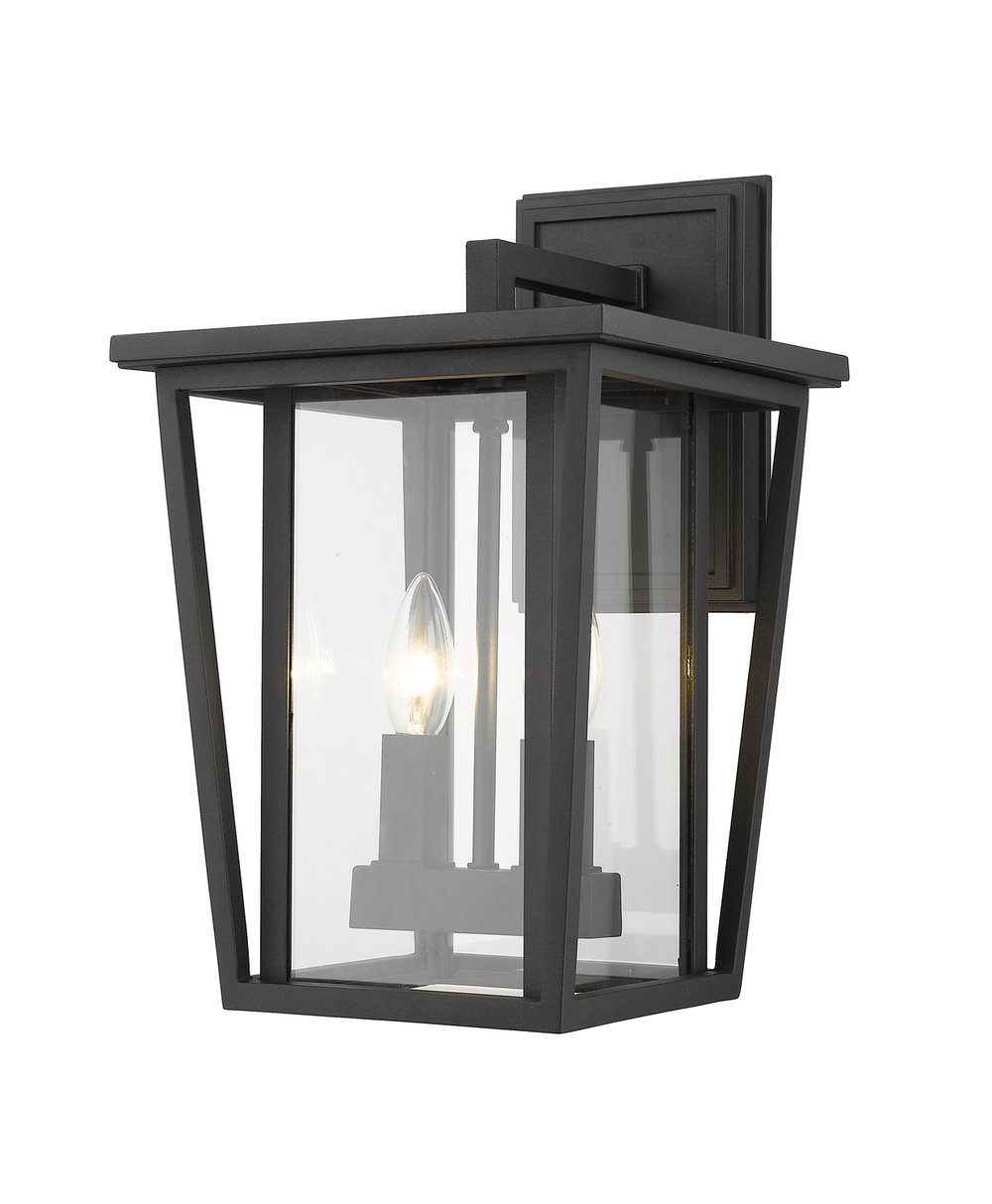 571M-BK Z-LITE 2 LIGHT OUTDOOR WALL