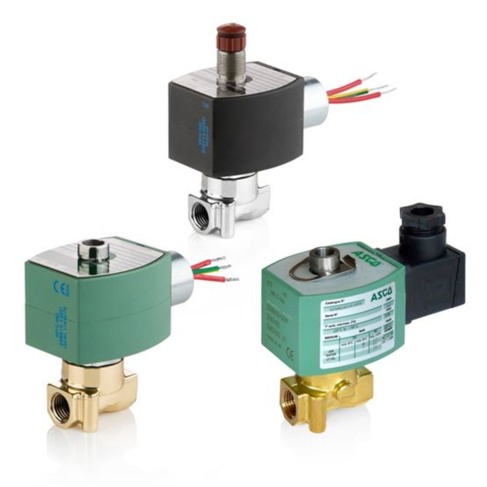 8314H036AC120/60,110/50D ASCO 1/4 X 1/8 3NC BRASS 10.1/F W