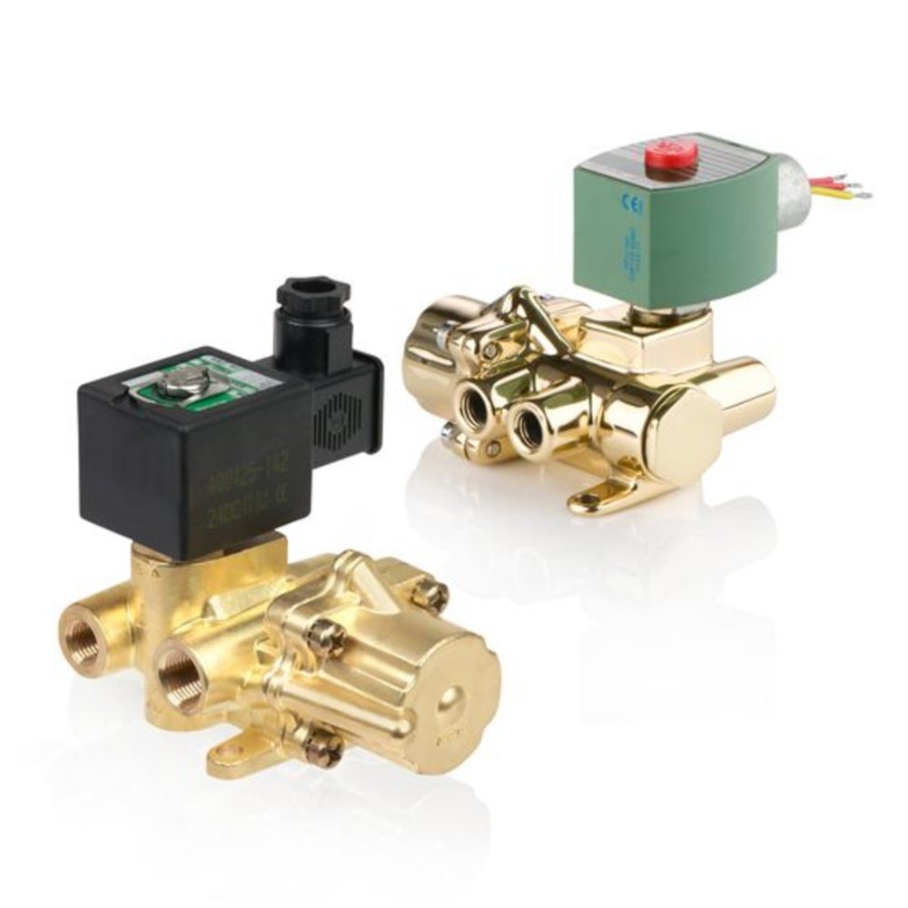 1/4 EFHT8344G70 BRS 4-WAY 120/60 125PSI H2O MIN10 CV .80 ASCO VALVE