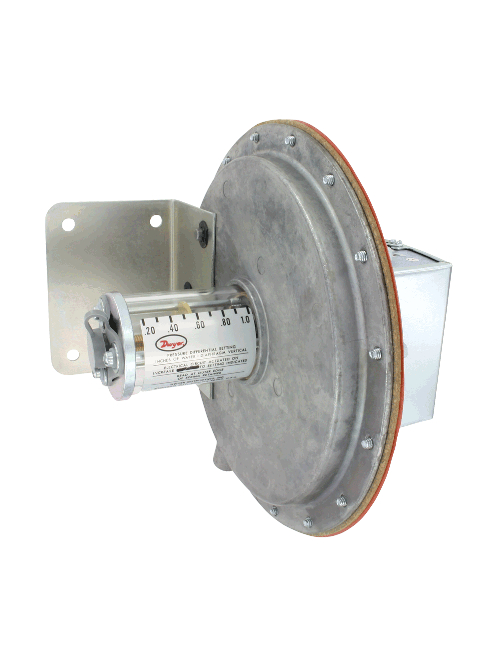 1638-5 DWYER SWITCH PRESSURE - PRESSURE 2-6 IN OPEN NEMA
