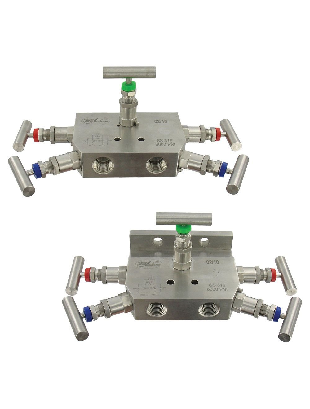 BBV-22 DWYER-INSTR BBV-22 5-VLV MANIFLD W/TOP VEN