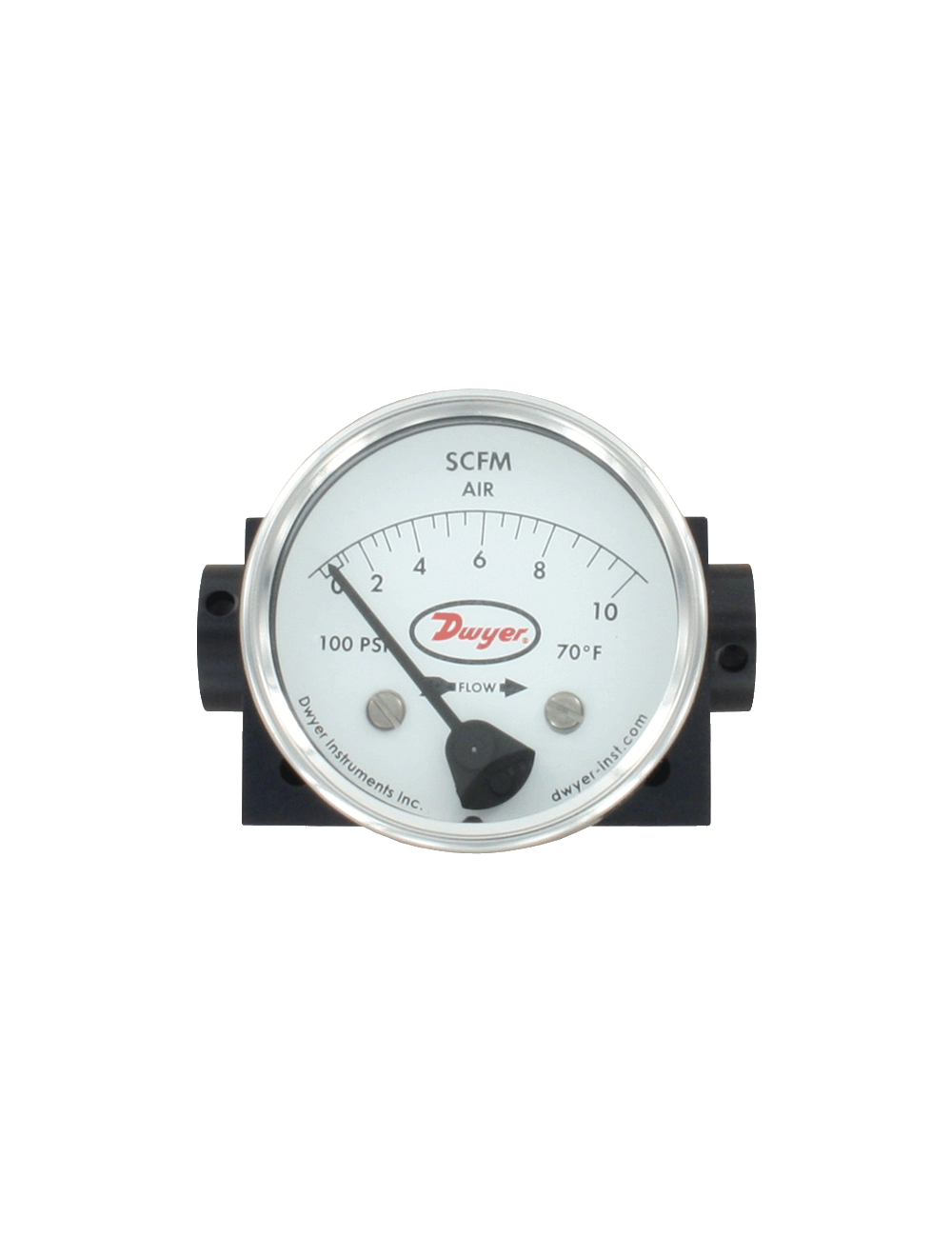 DTFA-2A-30A DWYER VARIABLE AREA FLOW METER AIR CALIBR 4-30SCFM 1/2"