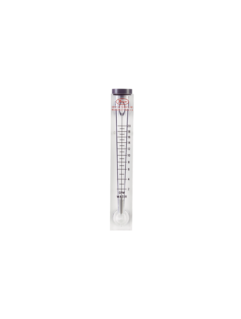 VFC-121 DWYER FLOWMETER 1" 4-25 SCFM 2% ACCURACY