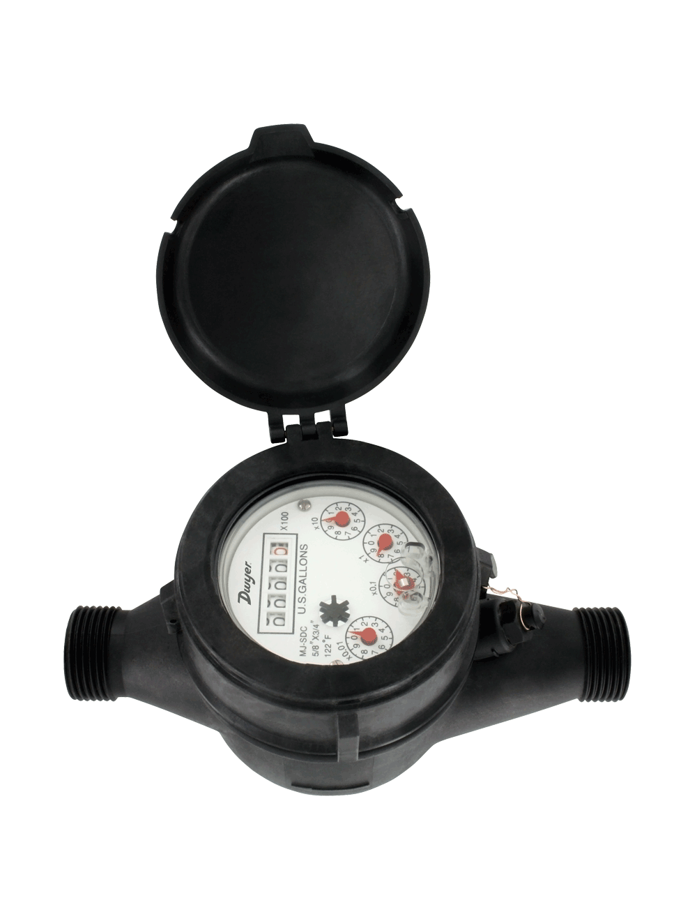 WPT-A-C-01 DWYER METER 3/4" NPT 1 TO 20 GPM WATER NYLON BODY