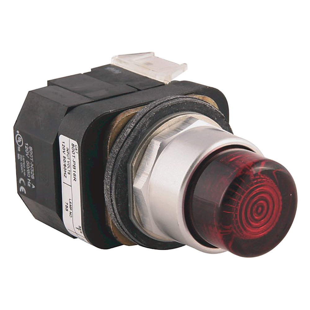 800T-QB24B AB 24V BLUE ILLUM PB