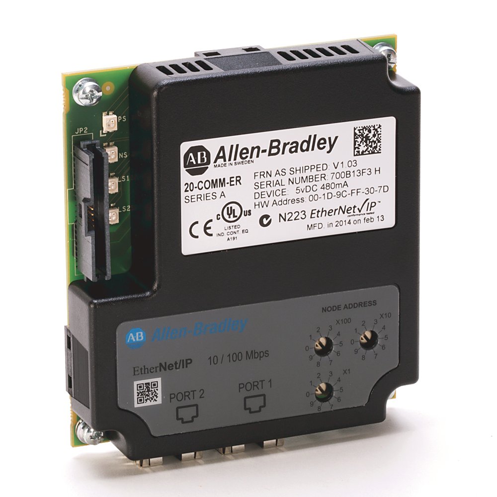 20-COMM-ER AB DUAL-PORT ETHERNET/IP
