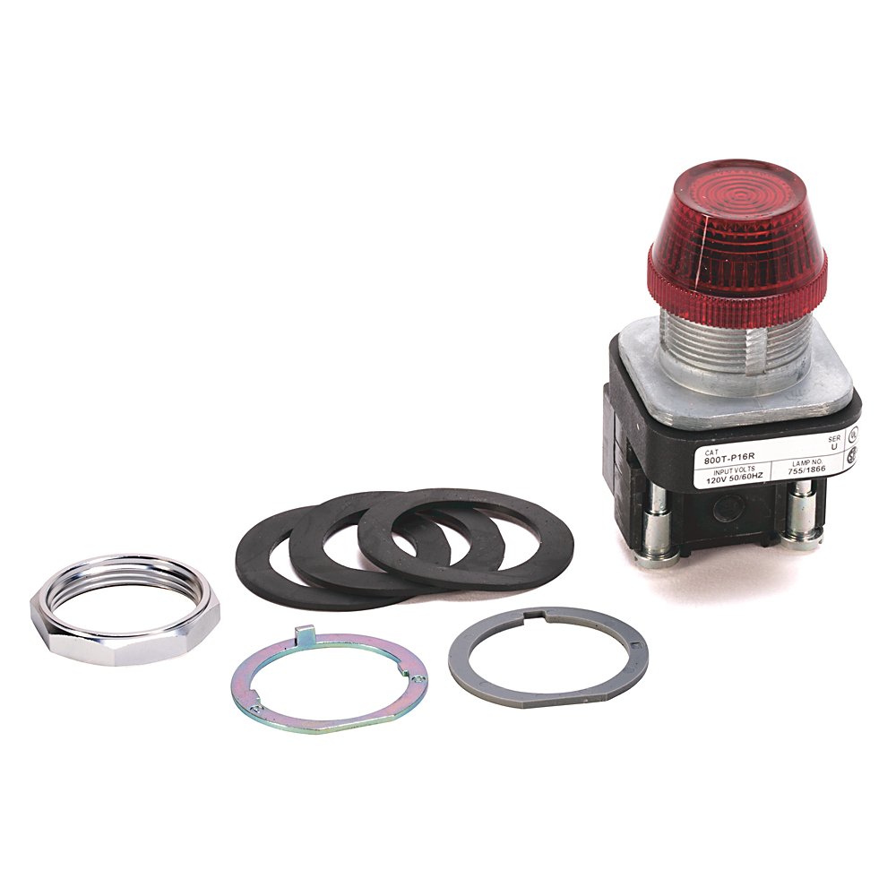 800T-P16R AB PILOT LIGHT RED