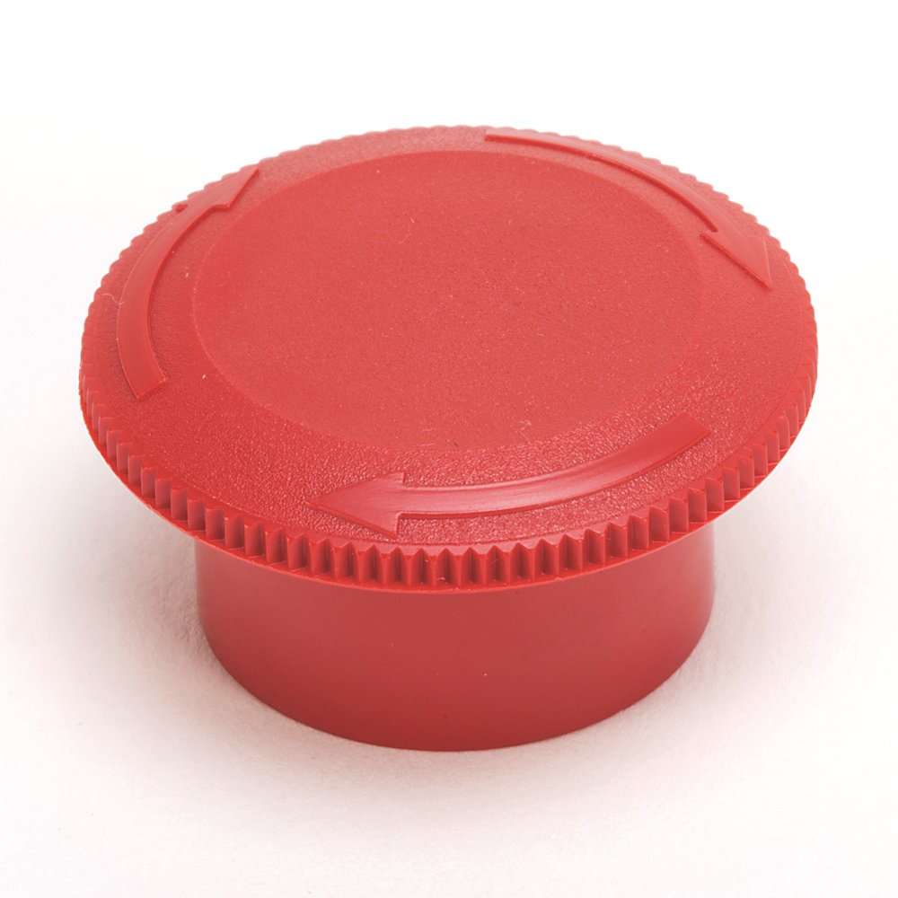 800T-N302A AB CAP RED PUSH-PULL