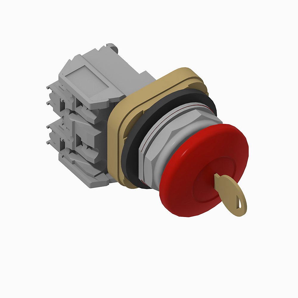 800TC-E15M6A AB 30MM CYLINDER LOCK