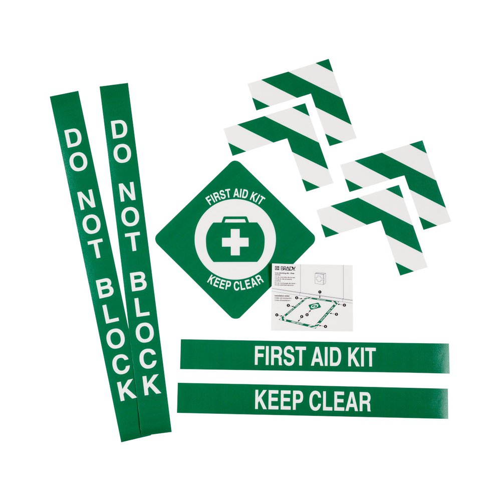 178549 BRADY FIRST AID KIT FLOOR