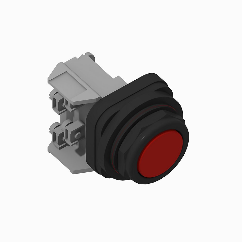 800H-AR6D2 AB SWITCH PUSHBUTTON RED
