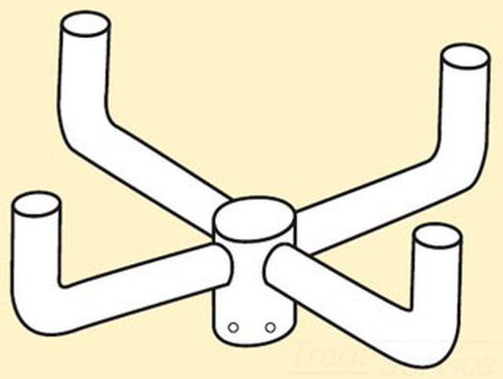 THB43 HUB 4-H DB BULLHORN