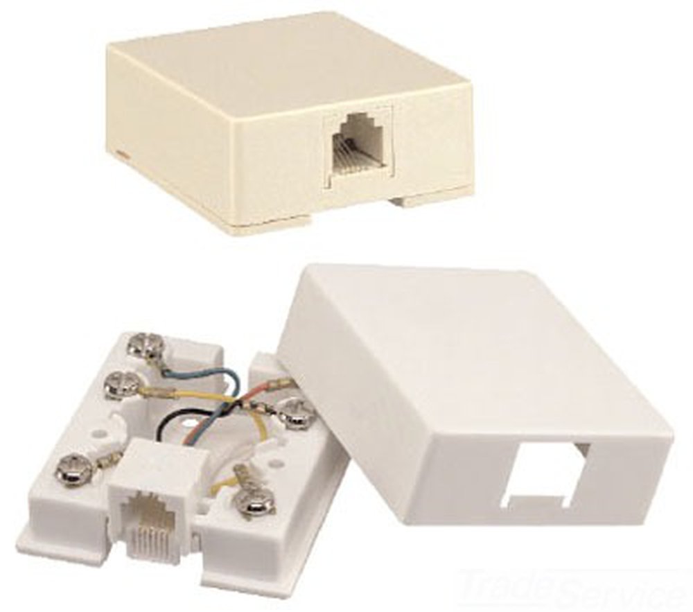 30-9604-BU SURFACE MT TEL JACK