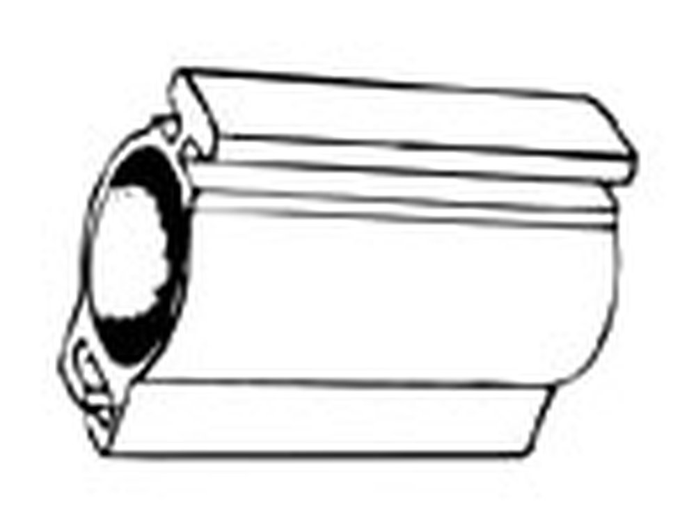BR-502 T-B 3/4 SPACE CAP RGD/IMC
