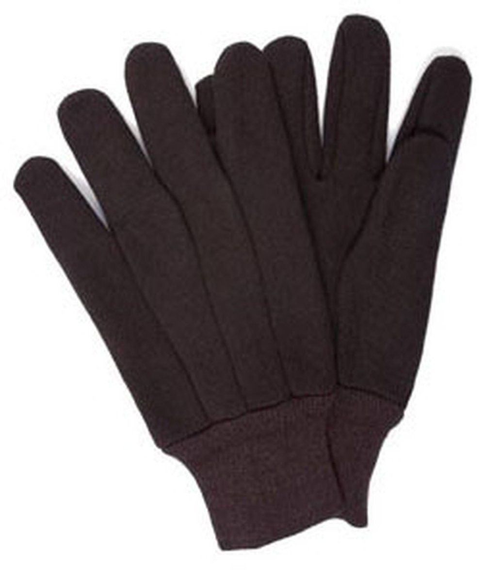 J124 EMC (T905T) BRN JERSEY GLOVE