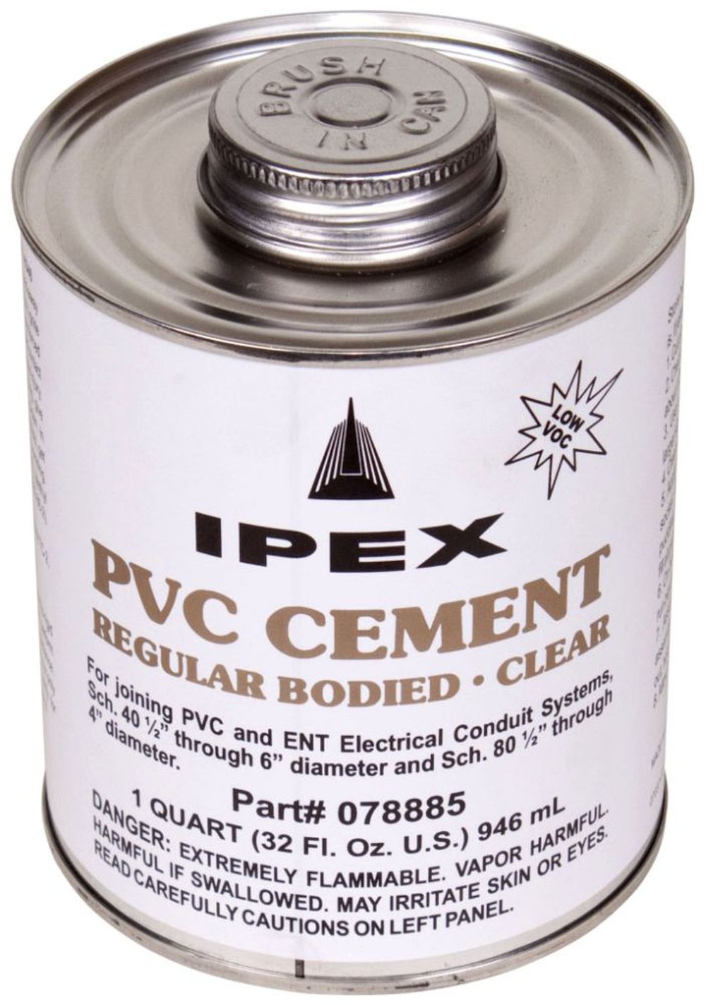 078885 PVC-GLUE QUART-GLUE QT CLEAR