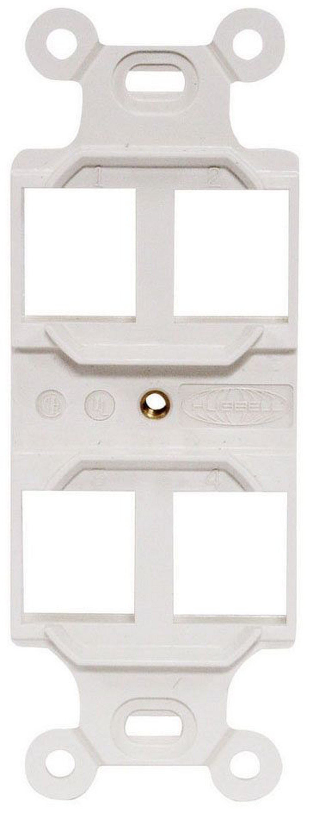 Q106W HUB STYLELINE DUPLEX OUTLET