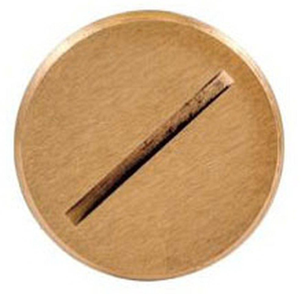 S5013 HUBBELL BRASS 1^ CROWN PLUG