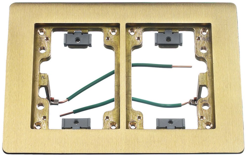 SB3084W HUBBELL 2 GANG RECTANGULAR