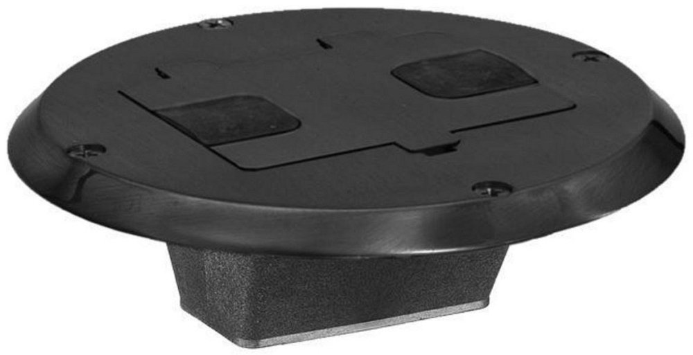 RF506BK HUBBELL FLR BOX FLNG AND DOOR, BLACK 88377830003