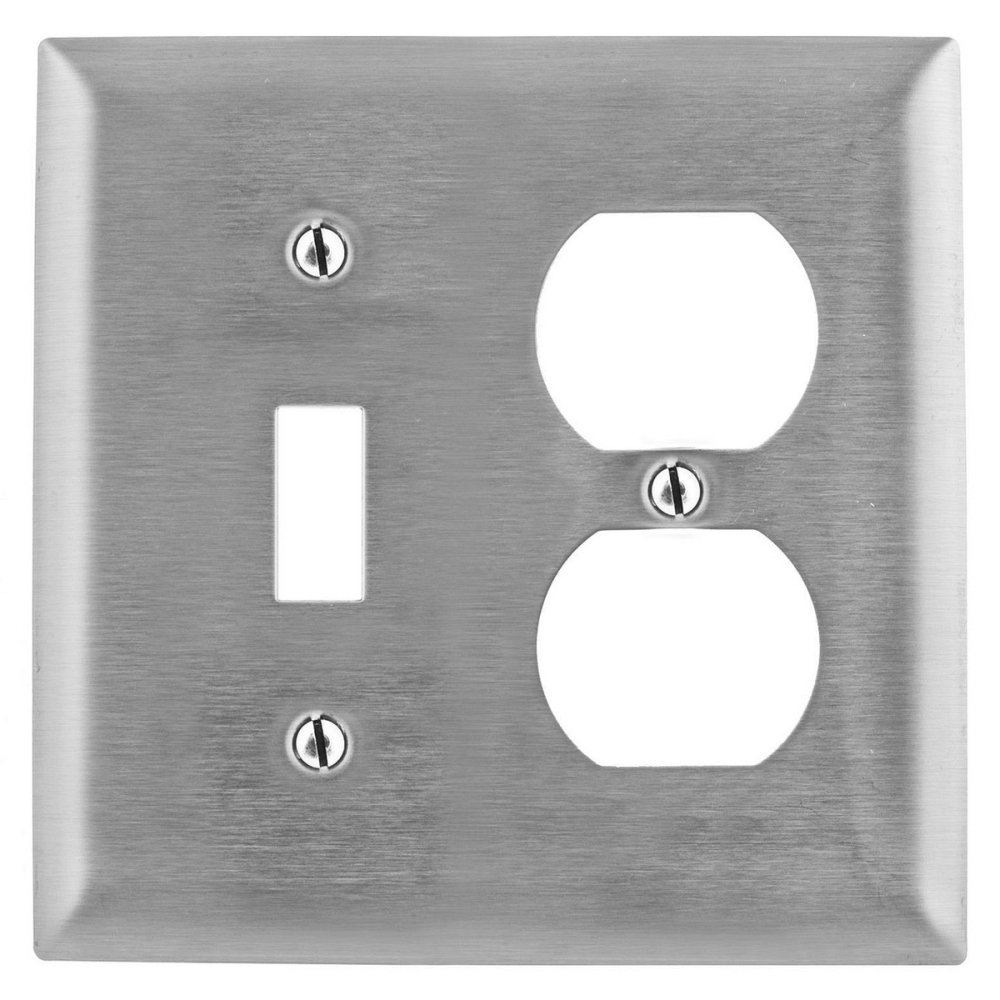 SS18L HUBBELL WALLPLATE 2-G