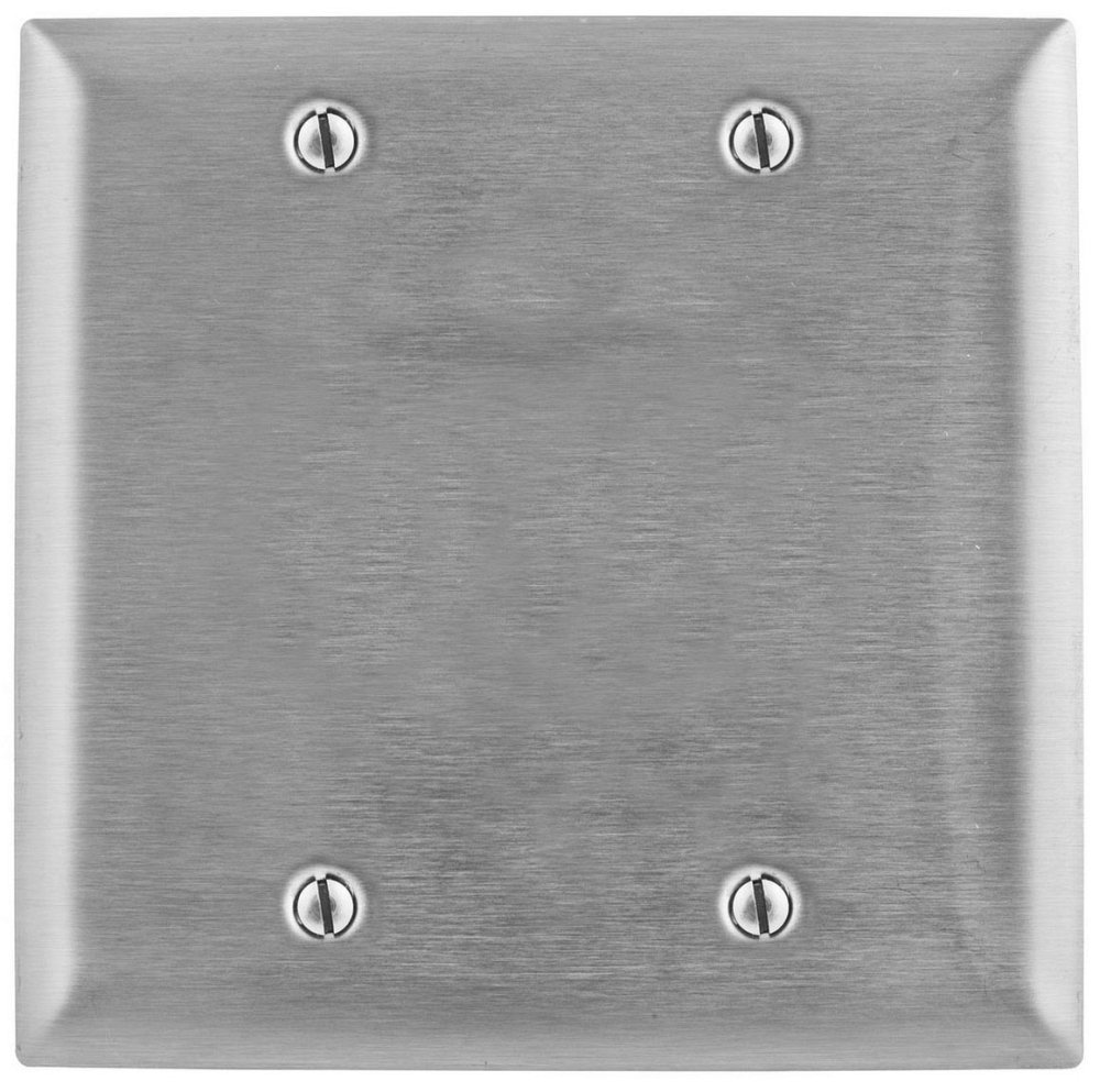 SS23 HUBBELL WALLPLATE 2G SS