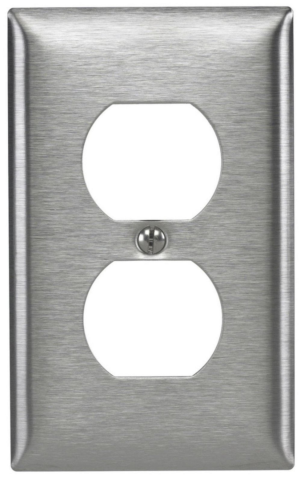 SS8L HUBBELL WALL PLATE 1-G DUP