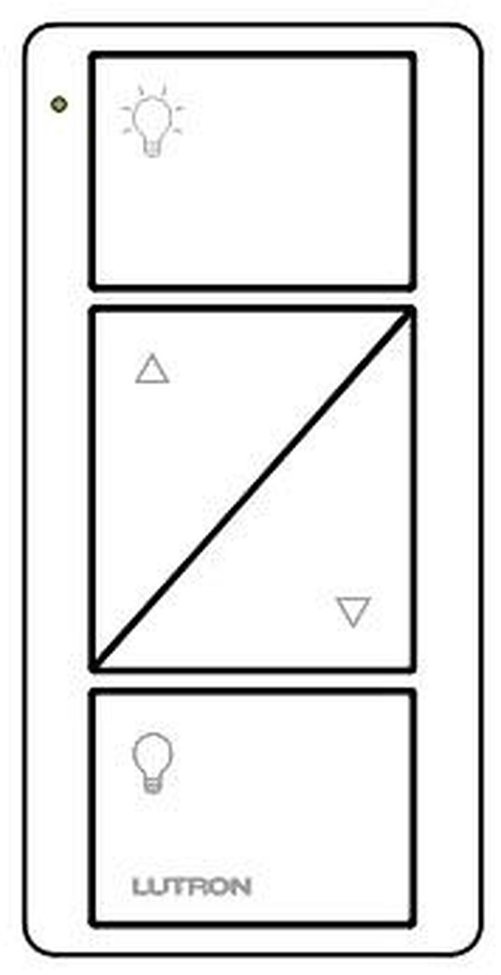 PJ2-2BRL-GBL-L01 LUTRON PICO RF 434
