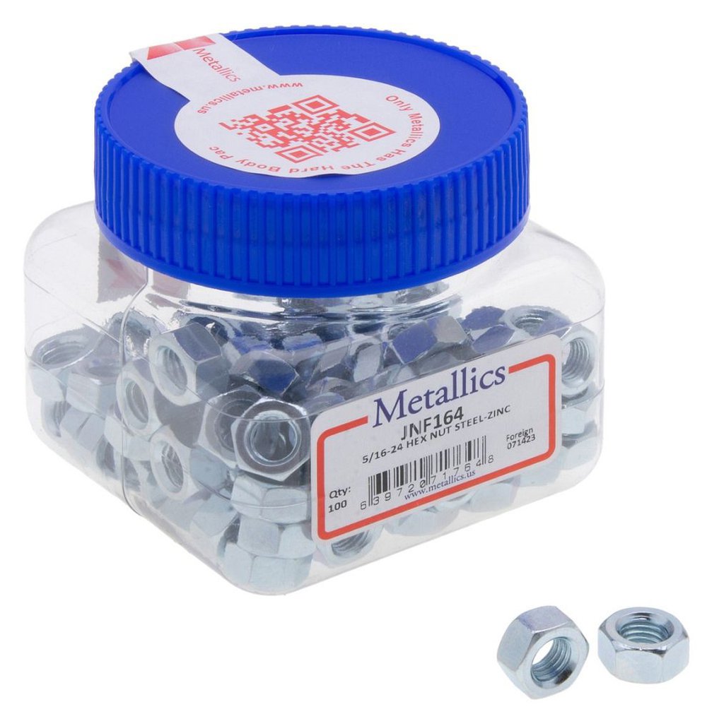 JN159 MET 6-32 HEX NUT..