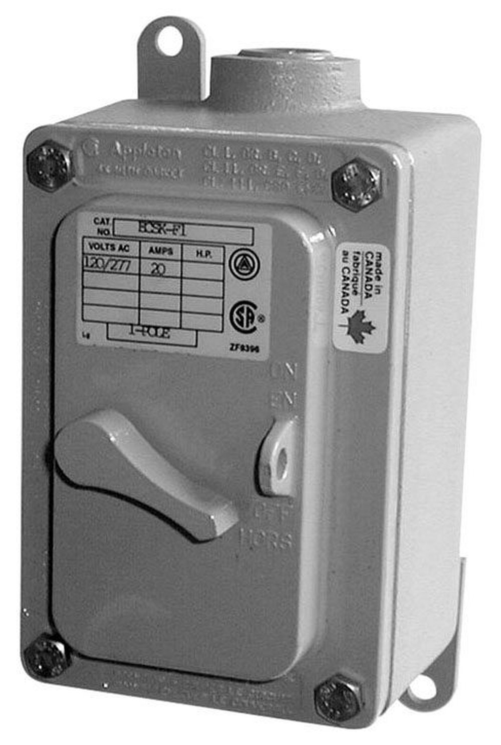 ECSK3MS APPLETON COVER ASSY 3P MMS