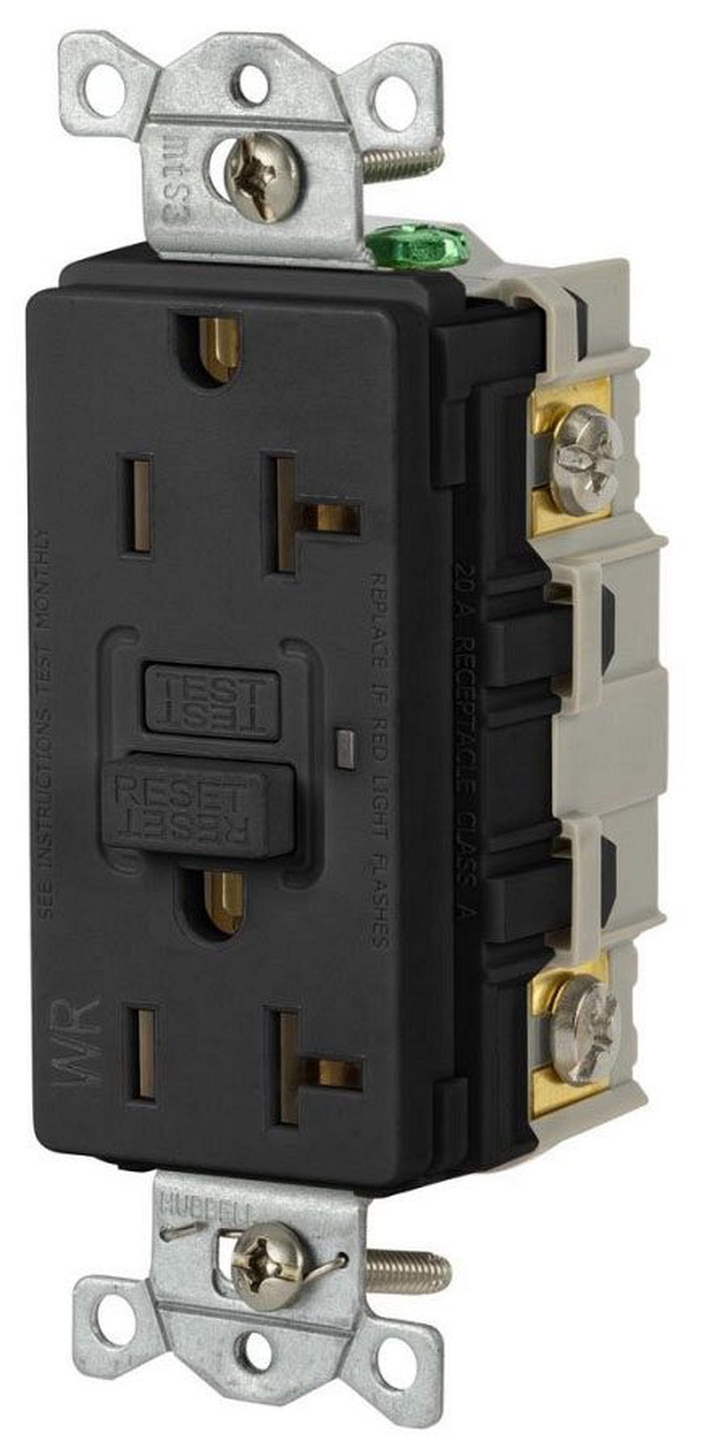 GFRWR20BLK HUBBELL 20A 125VAC COMM