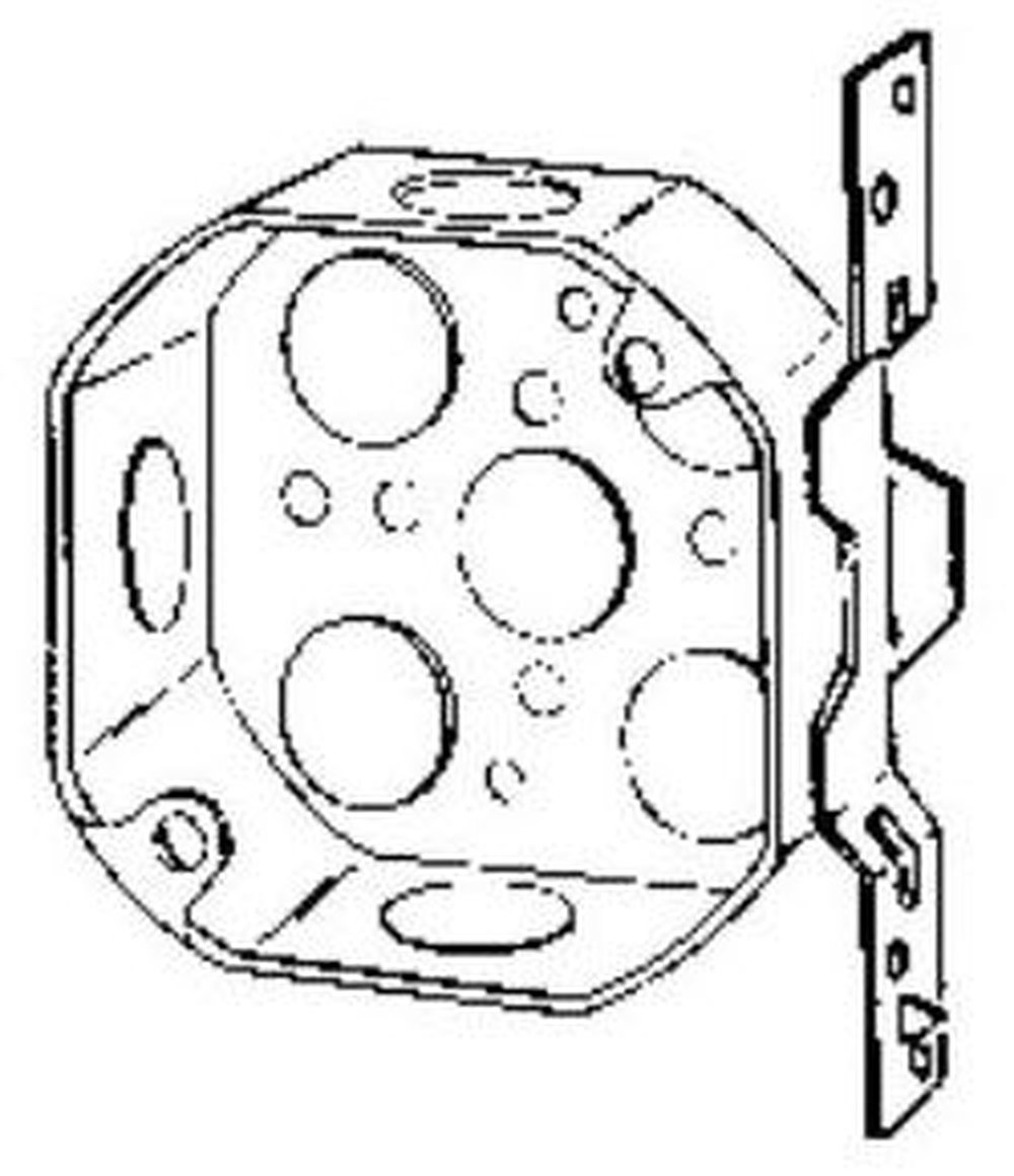 4OVB1/2 APP 4X1-1/2 DEEP OCT BOX W/