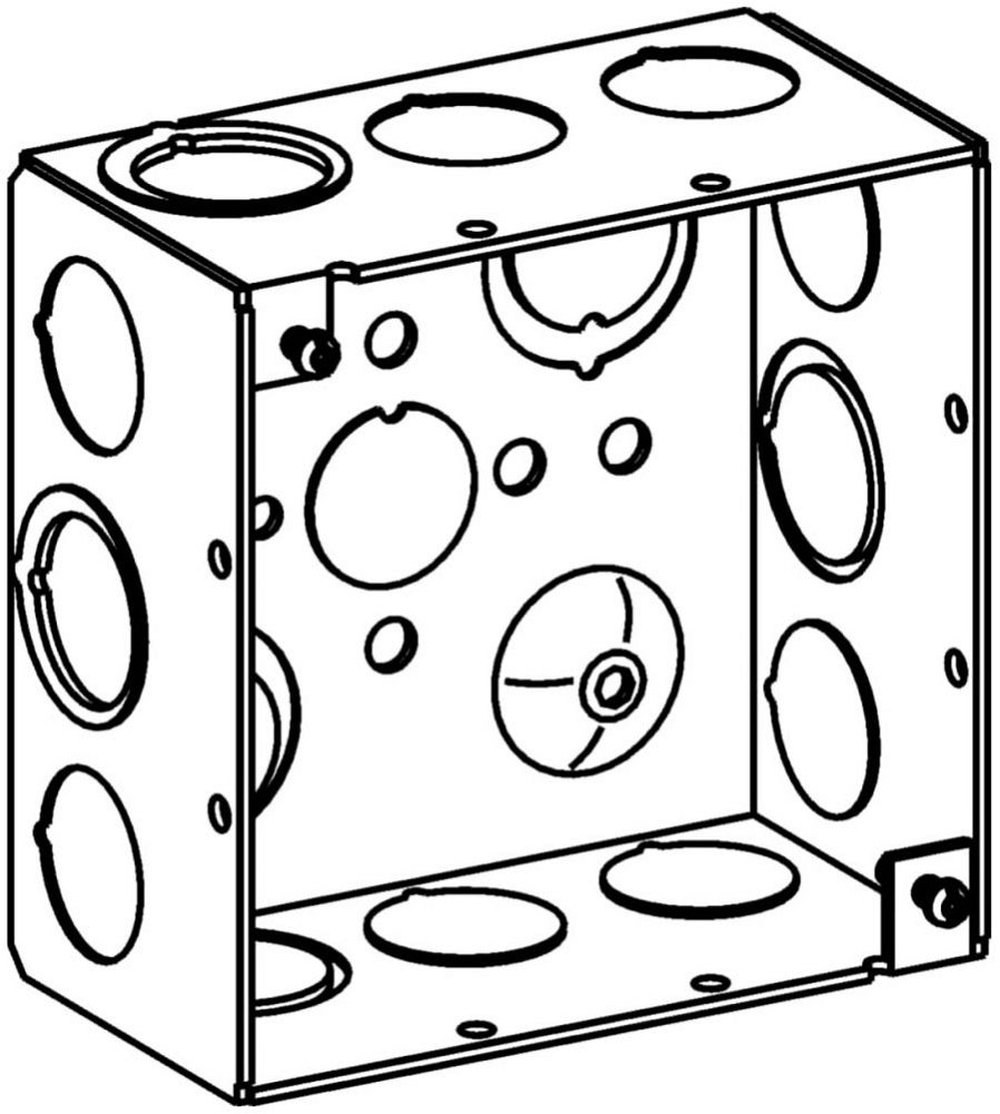 4SDB-MKO ORBIT 4IN SQ BOX 2-1/8 DP