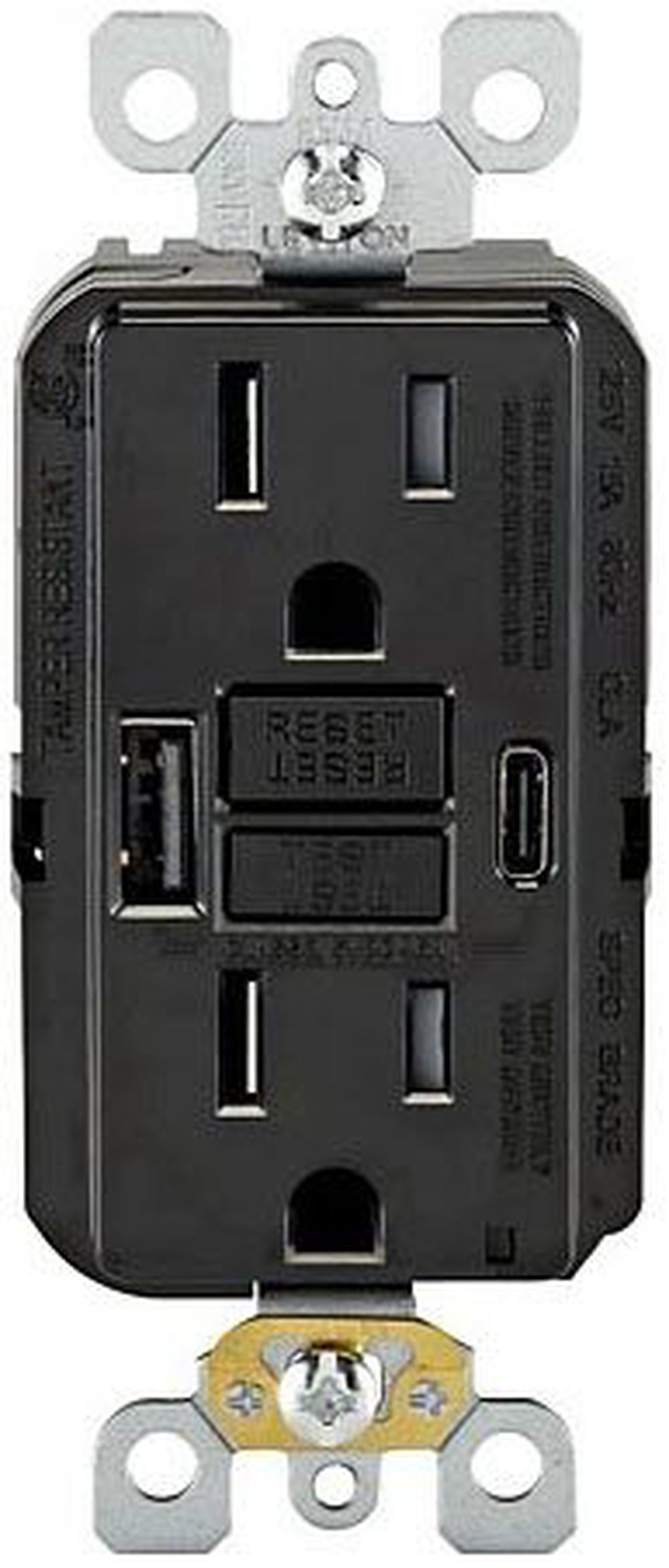 GUAC1-E LEVITON 15A GFCI COMBO TYPE