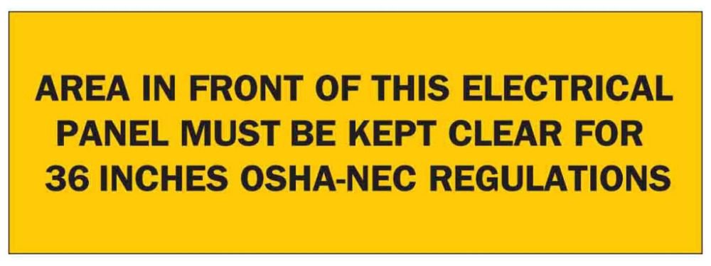 84949 BRA B-302 SELF-STICKING SIGNS