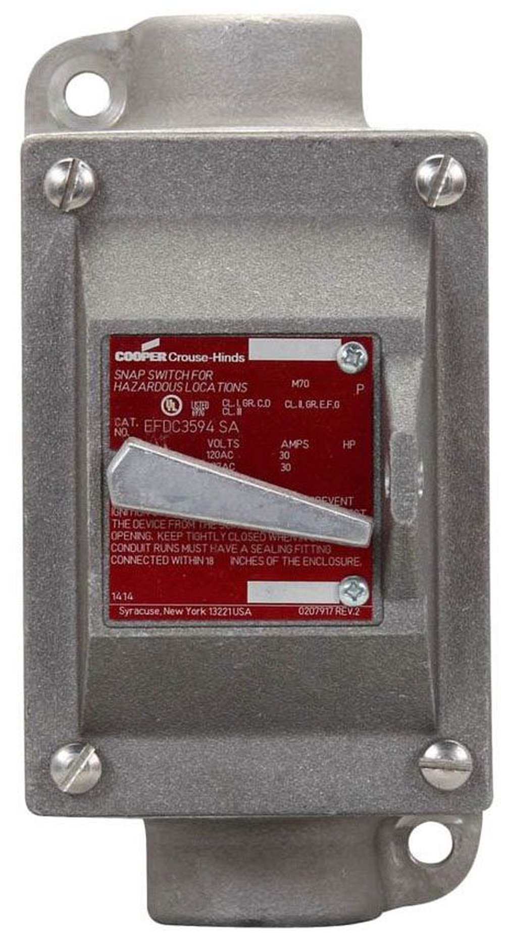 CRS EFDC3593 ENCL W/TUMB-SW