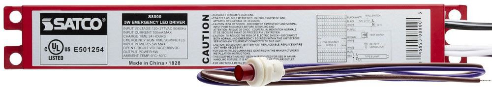 S8000 SATCO 5 WATT LED EMERGENCY
