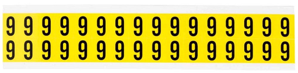 3420-6 BDY VINYLCLOTH NUMBER CARD