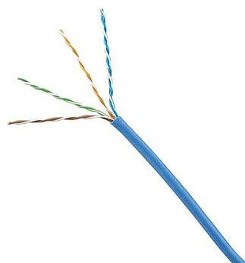 PANDUIT PUP5C04BU-F CAT5E, UNSHIELDED (U/UTP), PVC JACKET, BLUE, 1,000FT, PLENUM, 24 AWG, TX5E PUP5C04BU-F