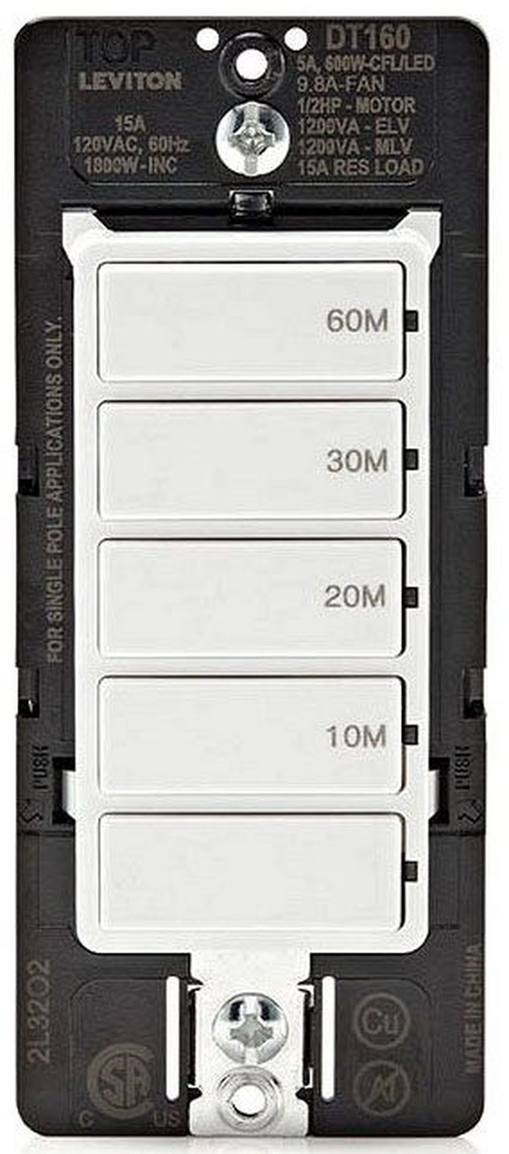 DT160-1LT LEVITON LA 15A SP DEC