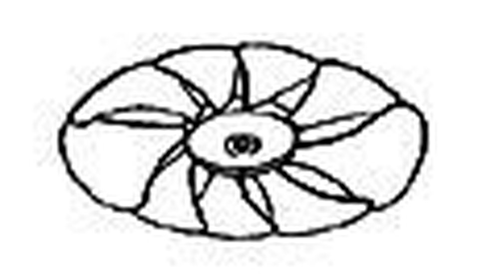 99020166 FAN BLADE NUTONE