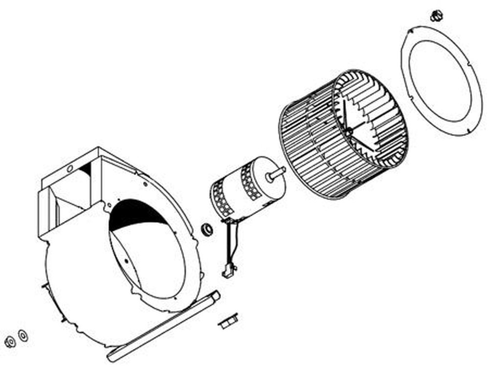 S97014803 NUTONE FAN ASSEMBLY FOR