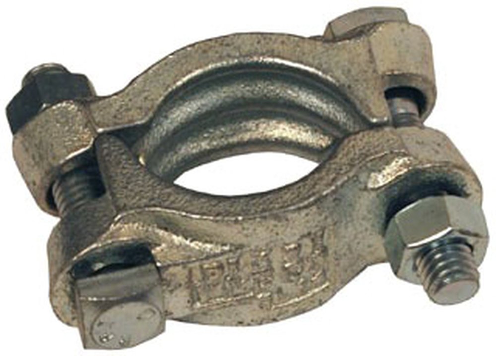 DIXON J49 1-12/64" THRU 1-24/64" DOUBLE BOLT CLAMP W/OUT SADDLE