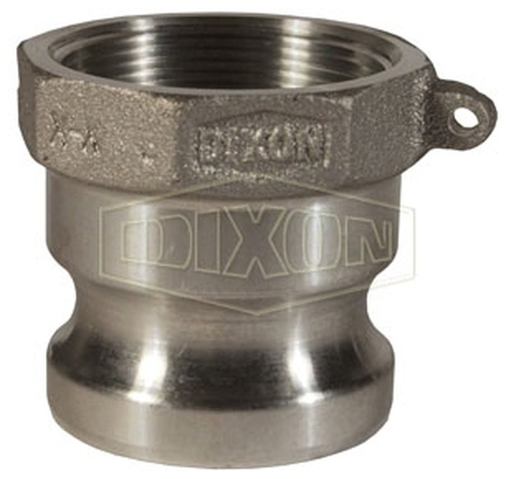 150-A-AL 1-1/2 DIXON MALE ADAPTER X FEMALE NPT TYPE A ALUM