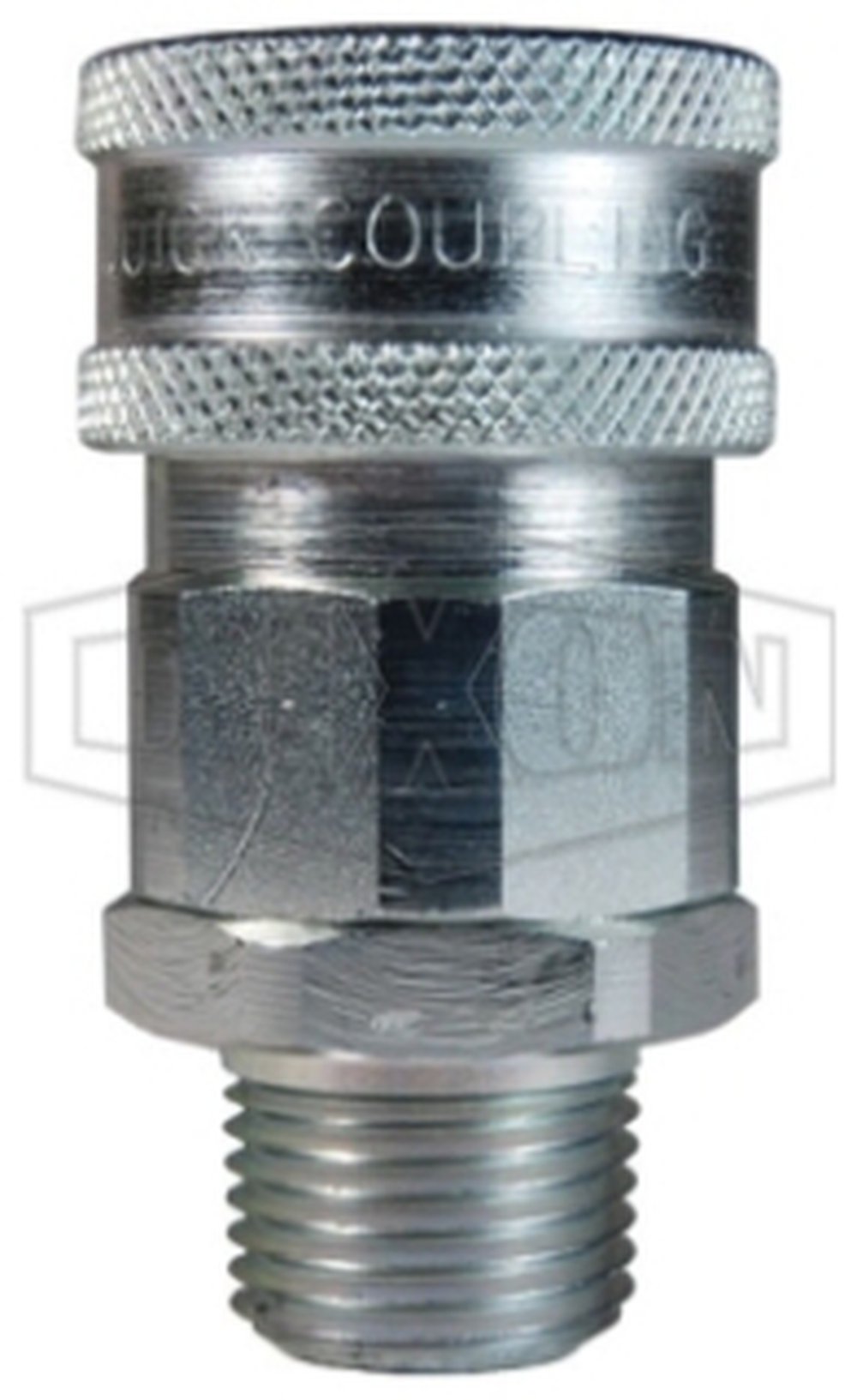 3VM3 DIXON 3/8 STL COUPLER