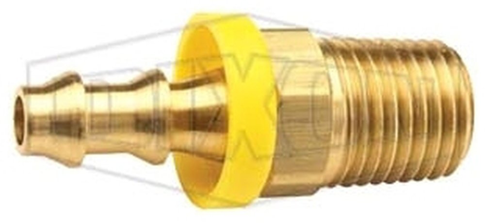 1 ID HOSE X 1 BRASS MALE NPT PUSH ON FITTING DIXON 2721616C