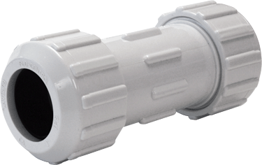 PVC Dresser Coupling, 3/4" IPS 4-1/4"L White | RF Fager Supply